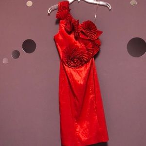 Forever 21 red cocktail dress